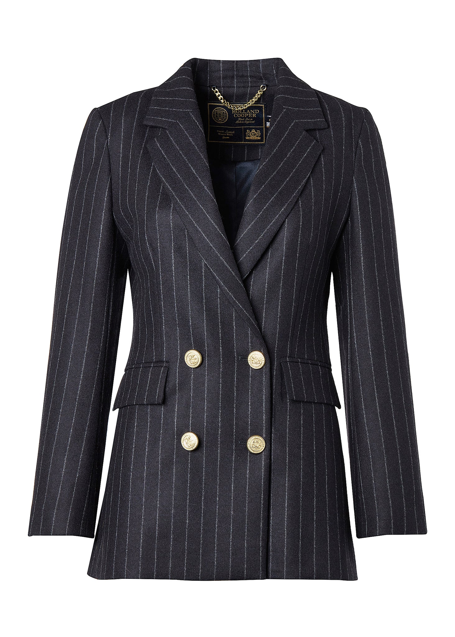 The Charcoal Pinstripe Suit