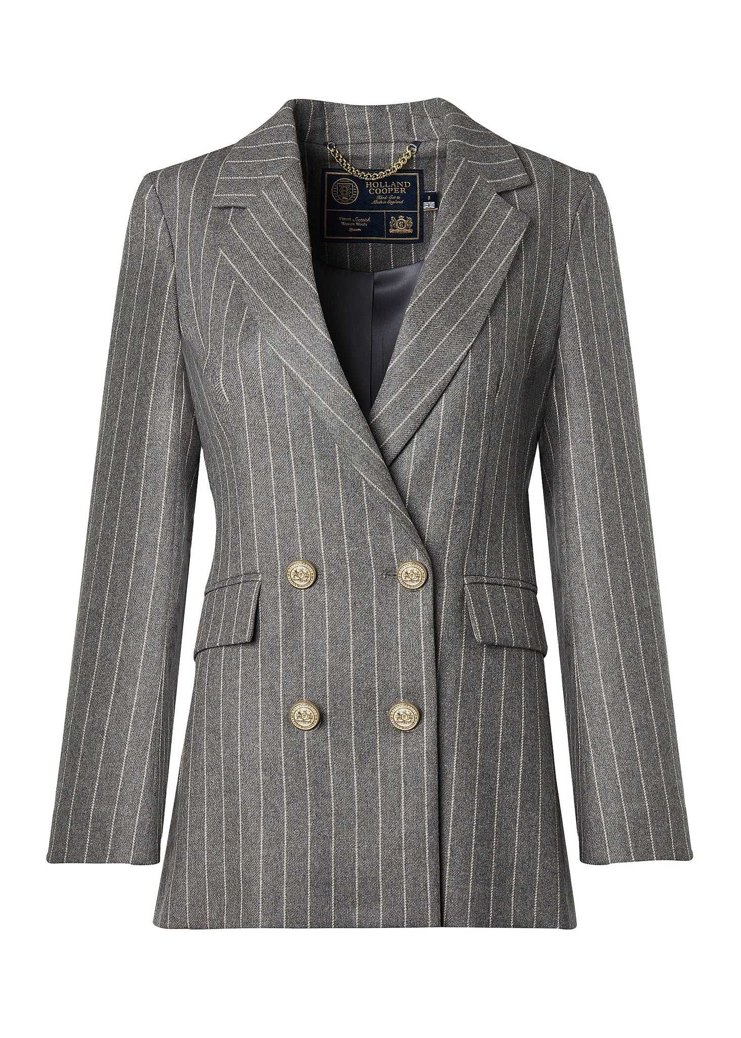 The Soft Grey Pinstripe Suit