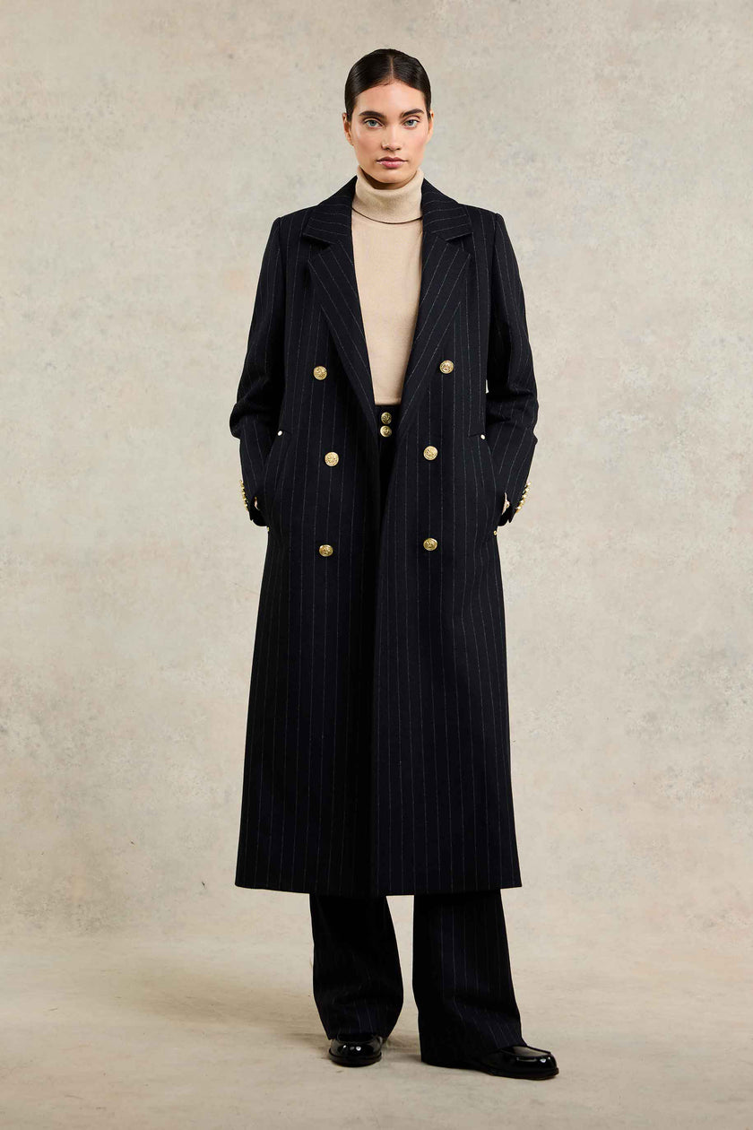 The Navy Chalk Pinstripe Suit