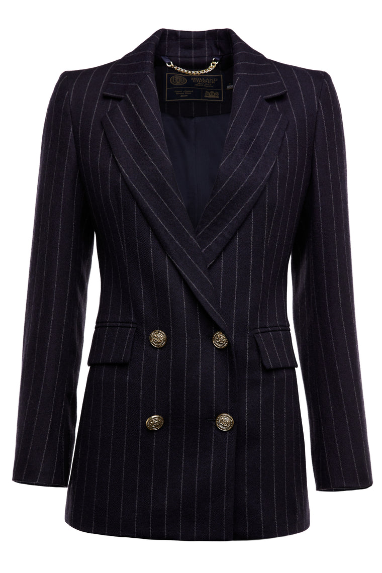 The Navy Chalk Pinstripe Suit