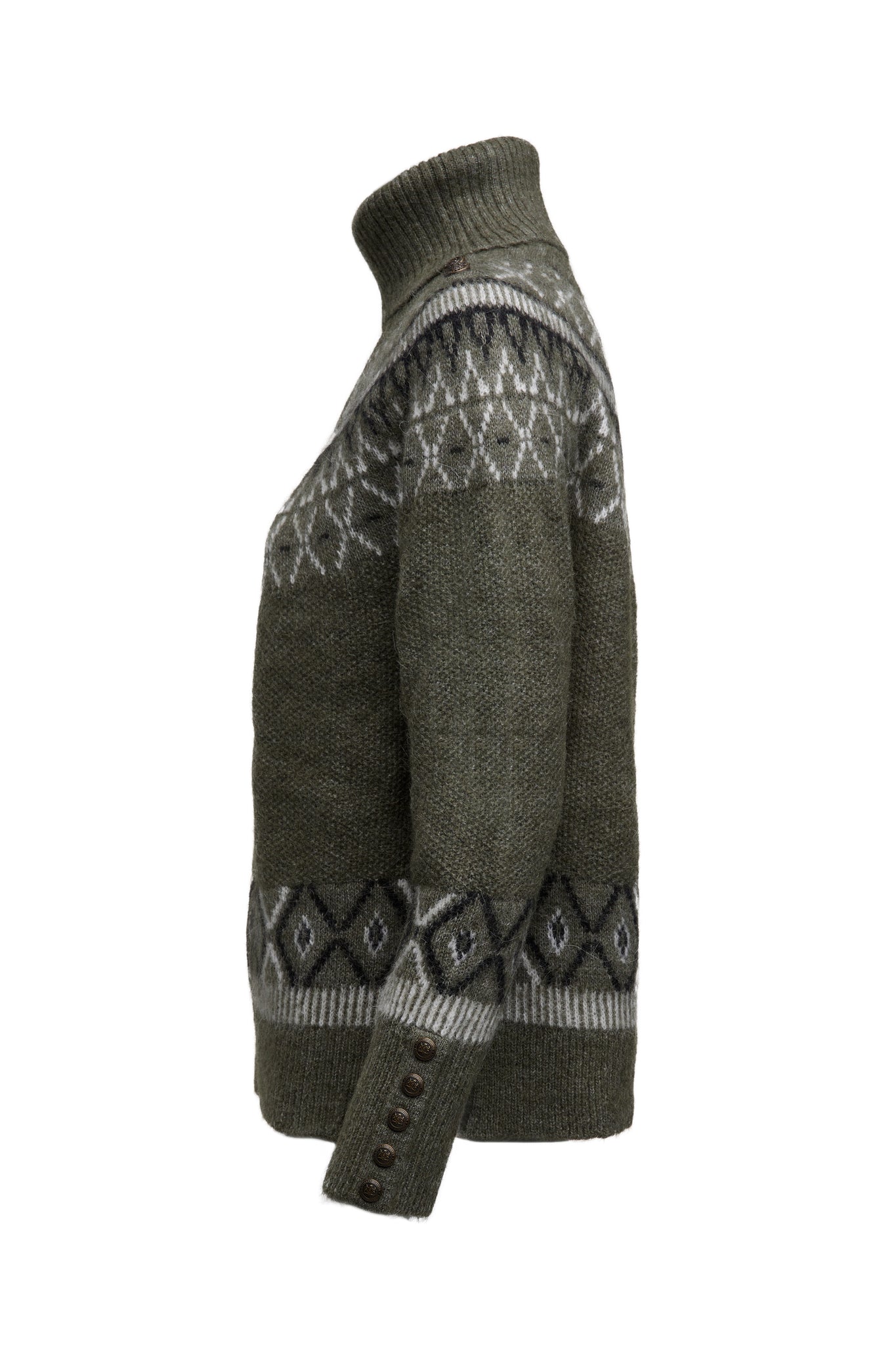 Fairisle Knit (Khaki)