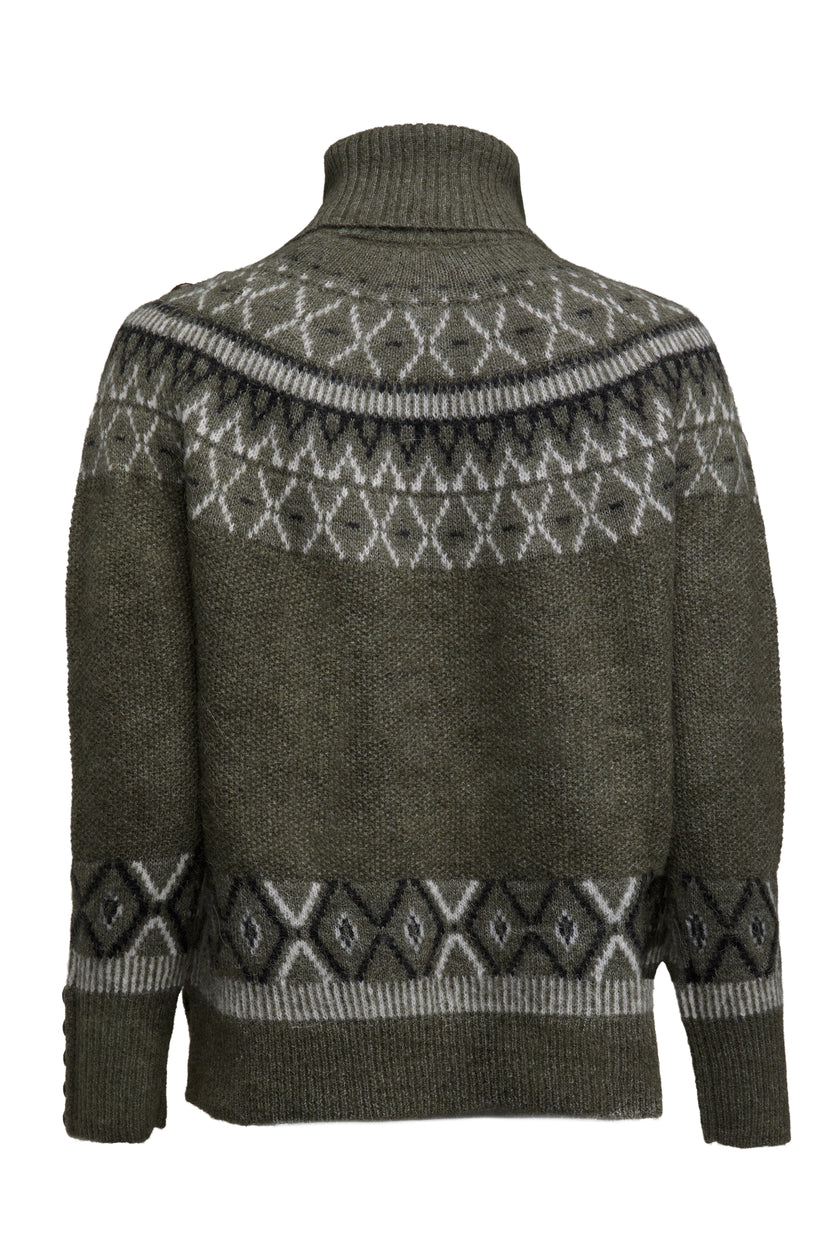 Fairisle Knit (Khaki)