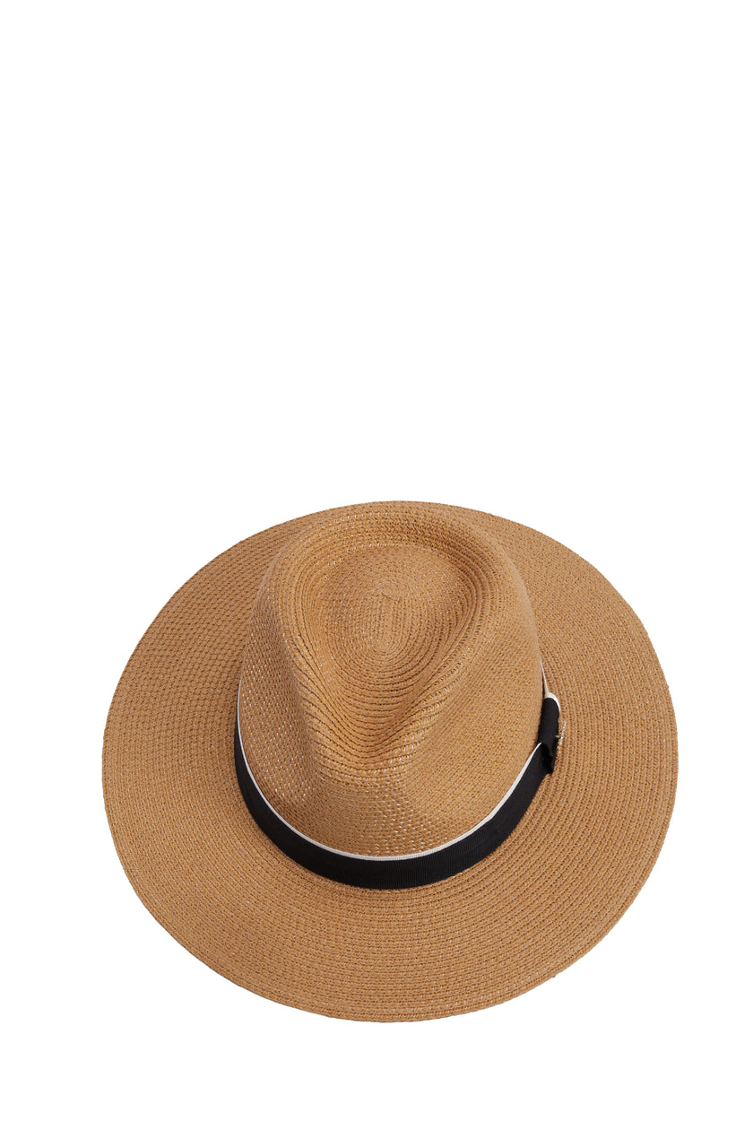 Francesca Hat (Camel Black)