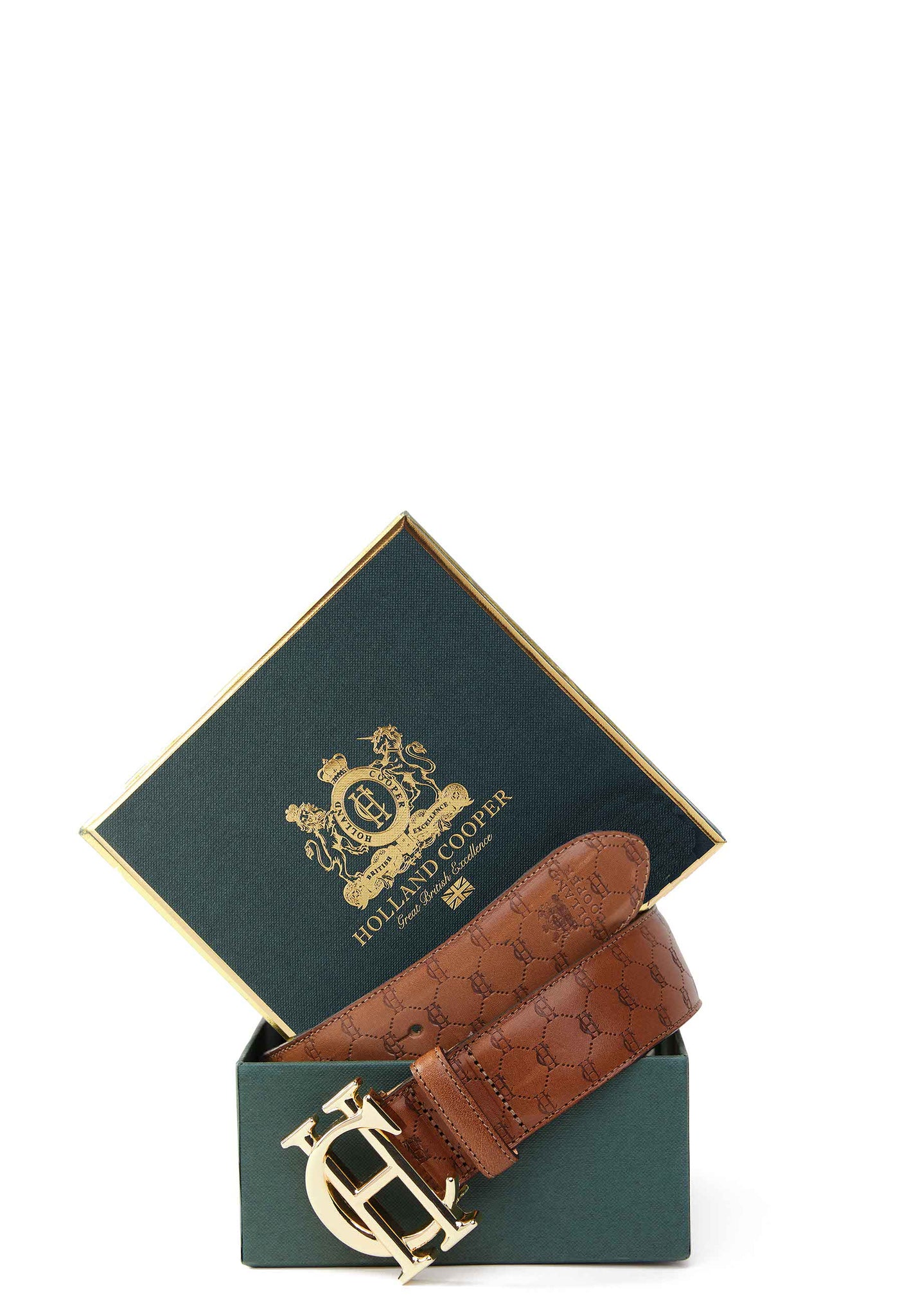 HC Classic Belt (Tan Monogram)