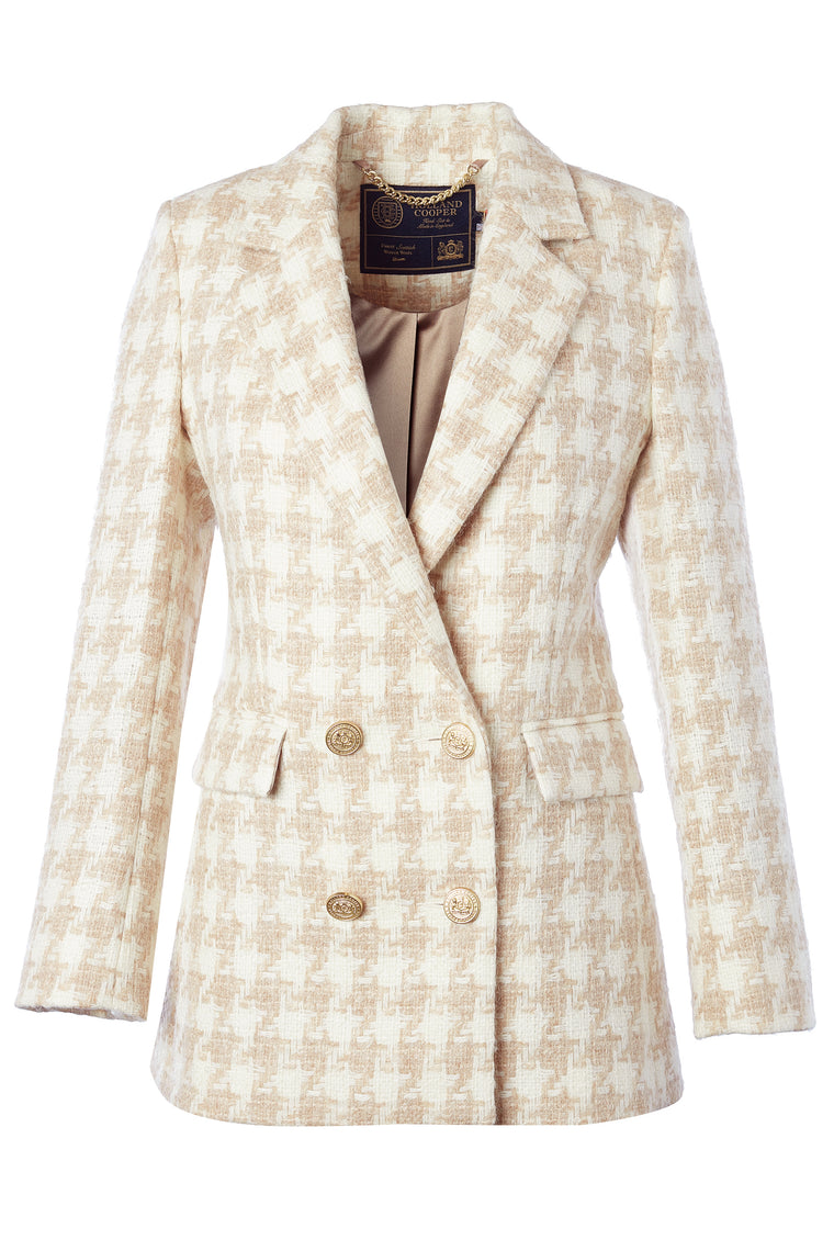 The Camel Houndstooth Suit