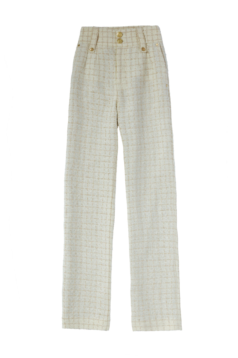 The Ivory Sparkle Tweed Suit