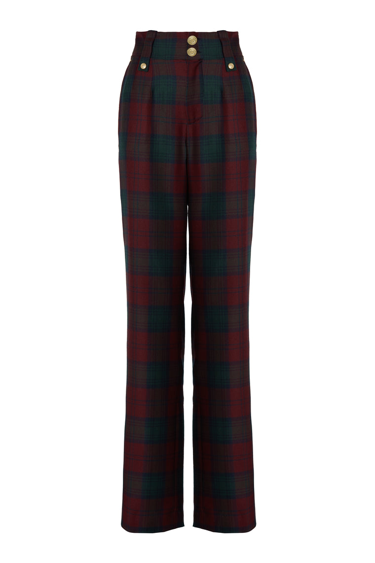 Jade's Mulberry Tartan Look