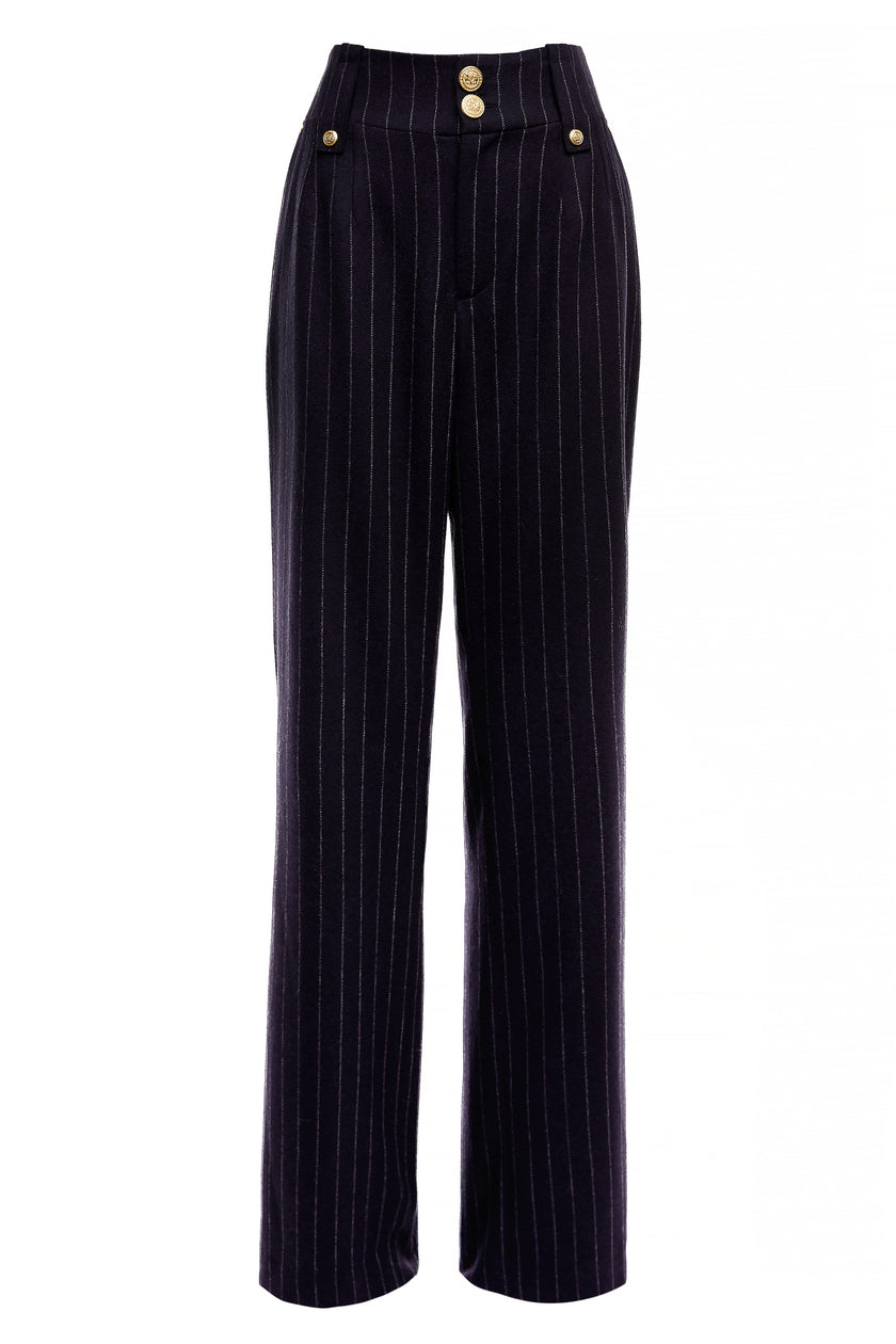 The Navy Chalk Pinstripe Suit