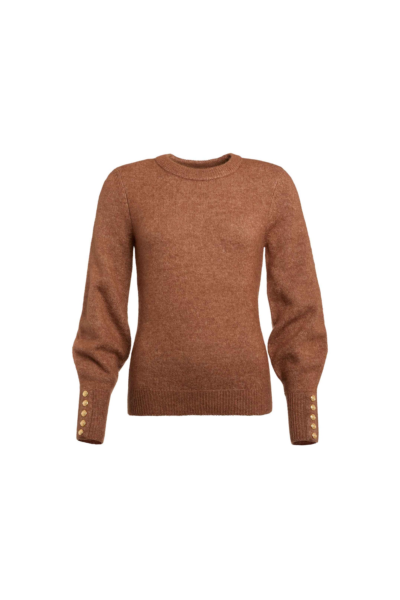 Isla Crew Neck Knit (Latte)