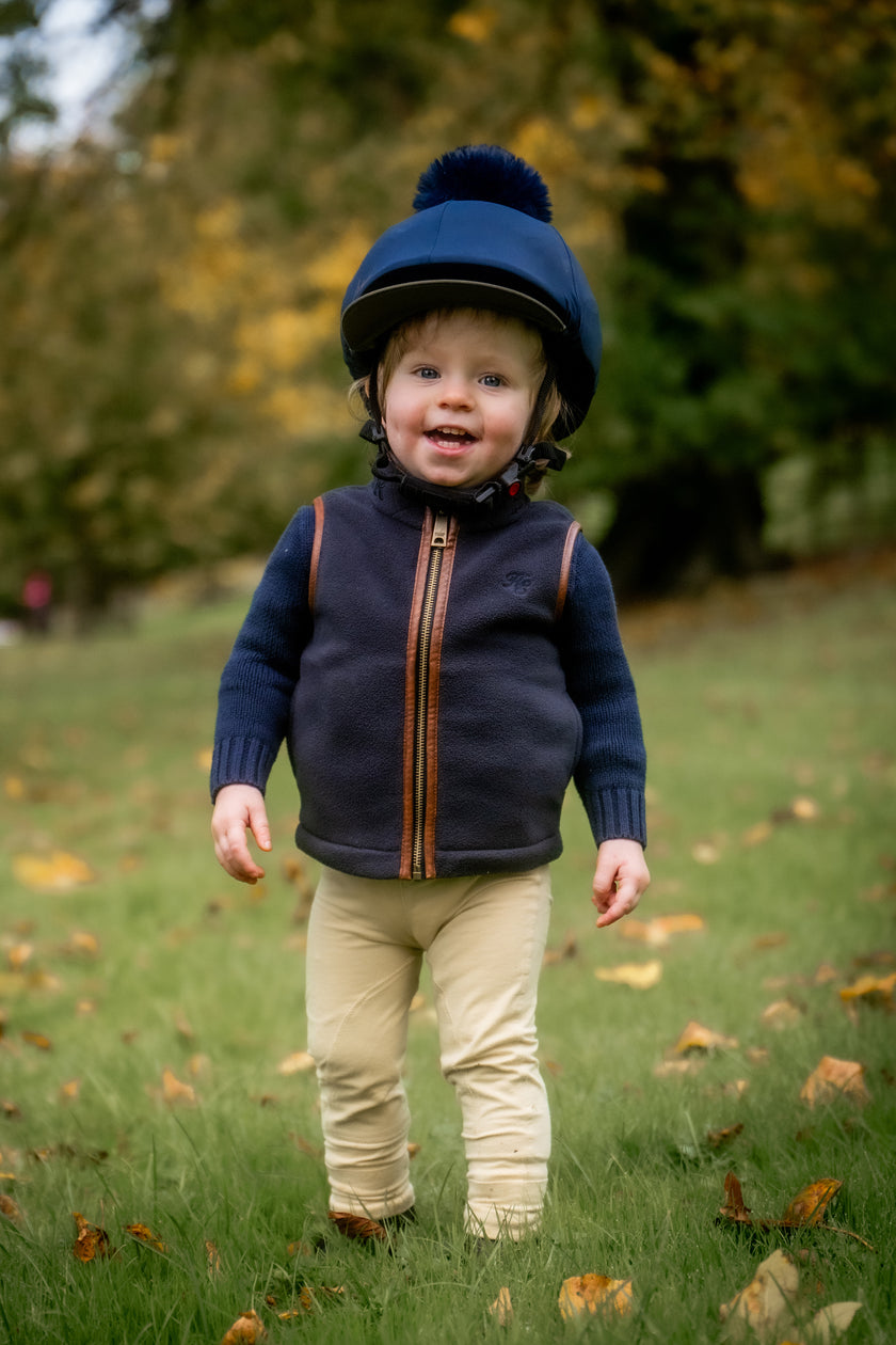 Little Country Fleece Gilet (Ink Navy)