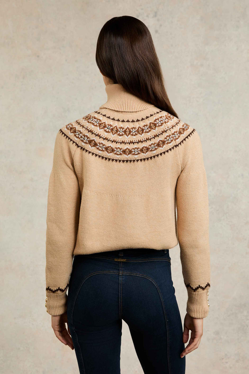 Jennifer Roll Neck Knit (Camel)