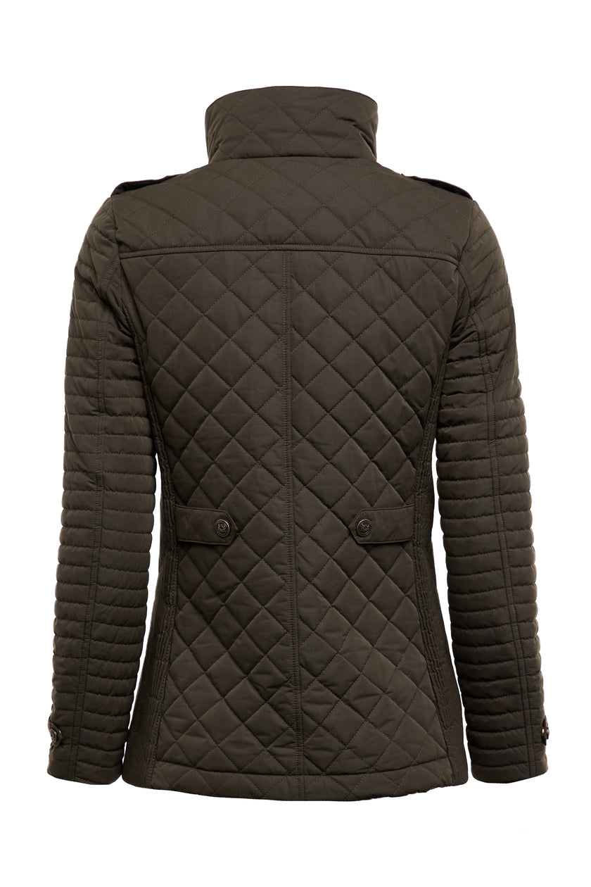 Juliana Quilted Jacket (Khaki)