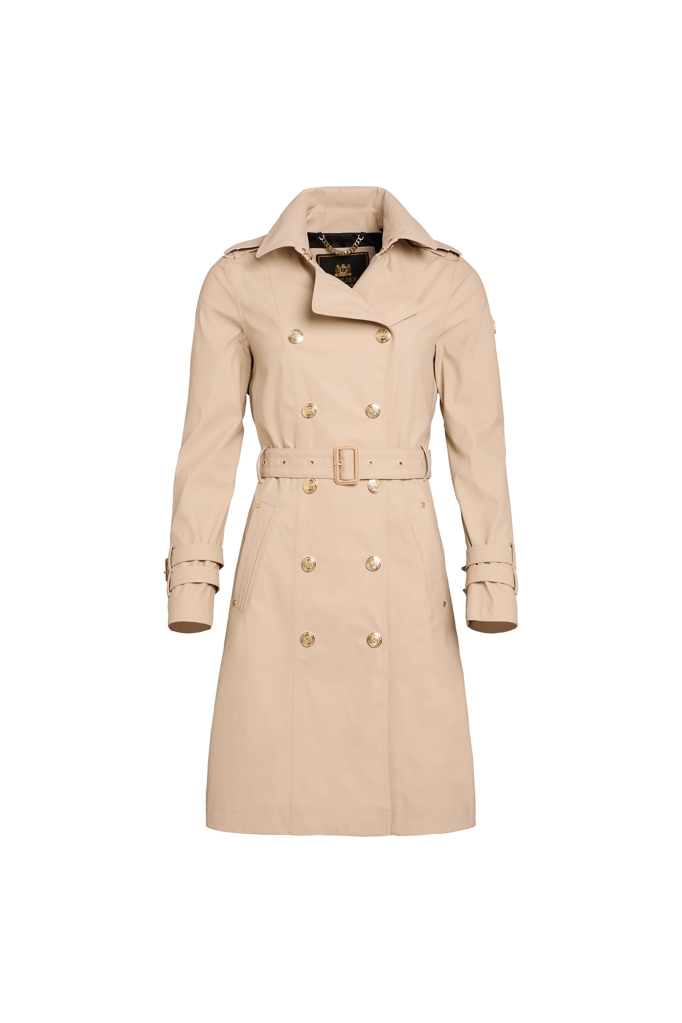 Kendal Waterproof Trench Coat (Stone)