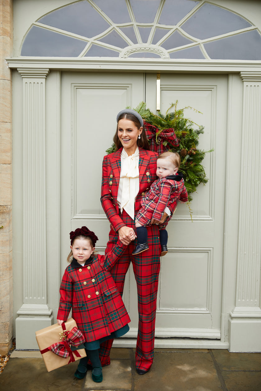 Mini Me - Red Tartan Set