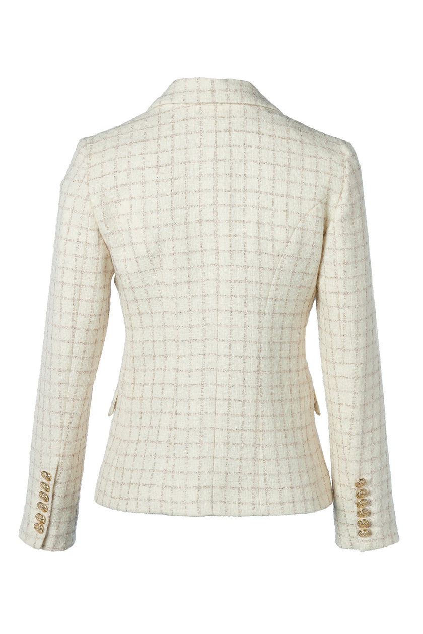 Knightsbridge Blazer (Ivory Sparkle Tweed)