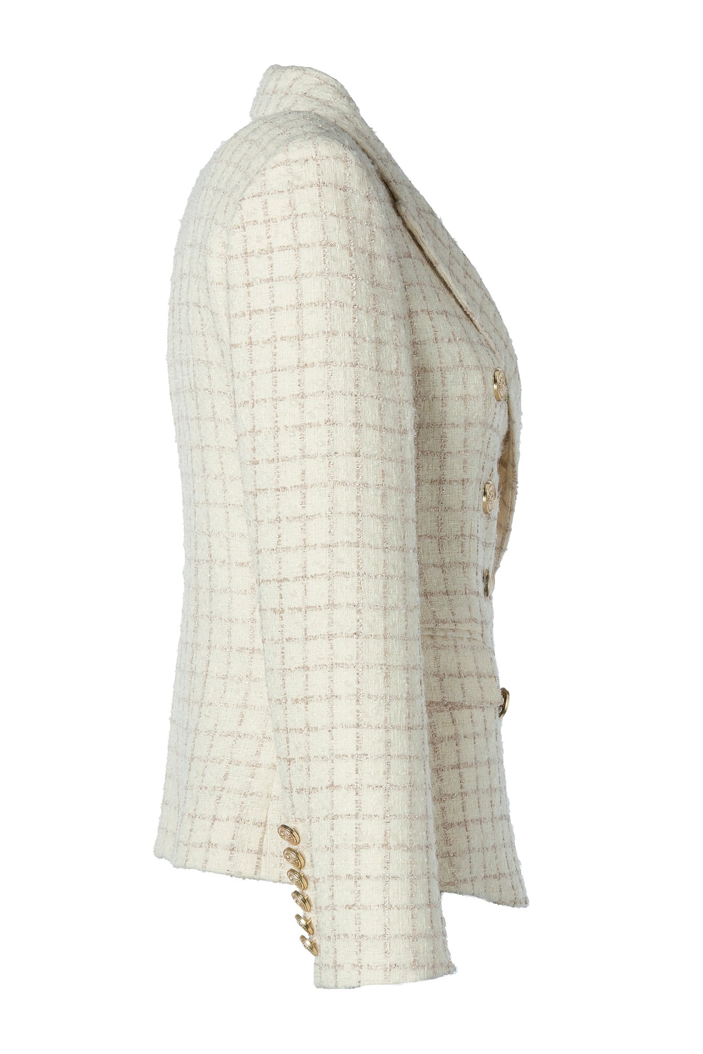 Knightsbridge Blazer (Ivory Sparkle Tweed)