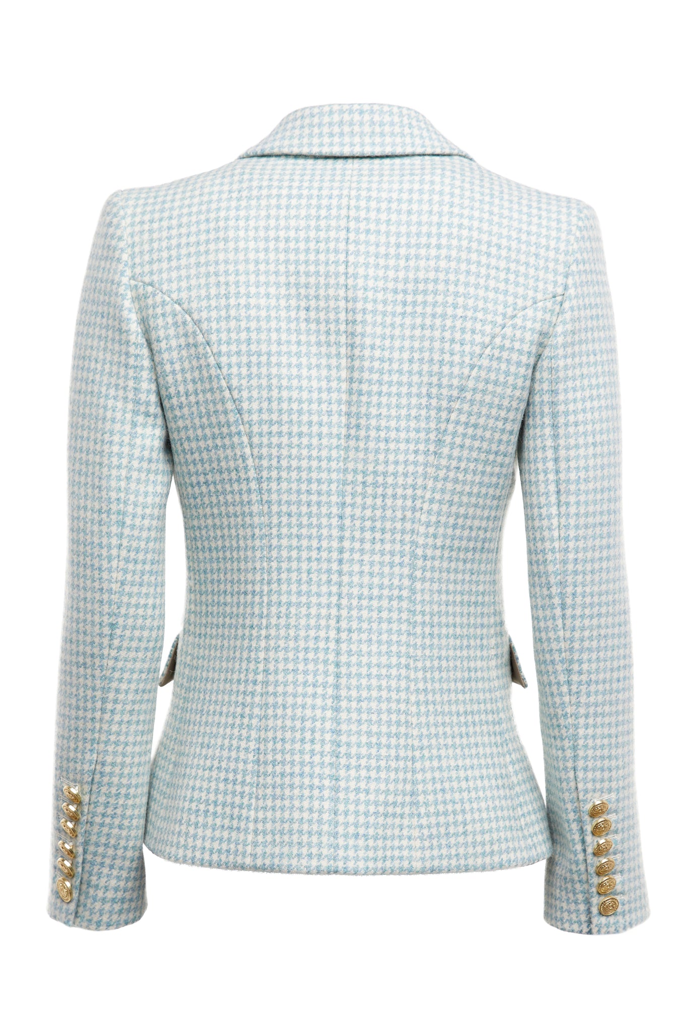 Knightsbridge Blazer (Teal Houndstooth)