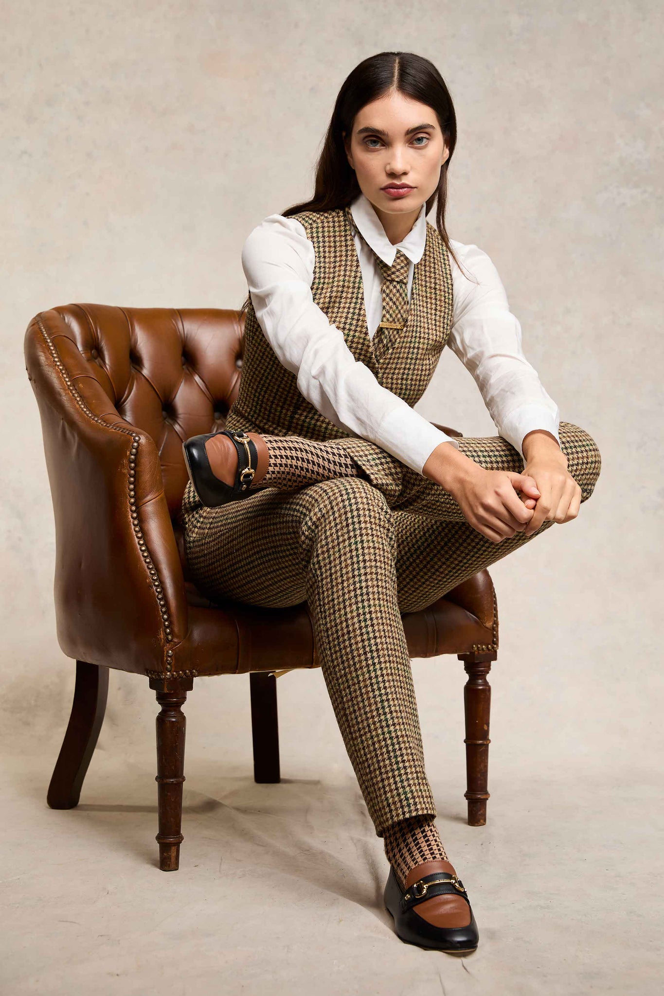 The Hailes Green Tweed Suit