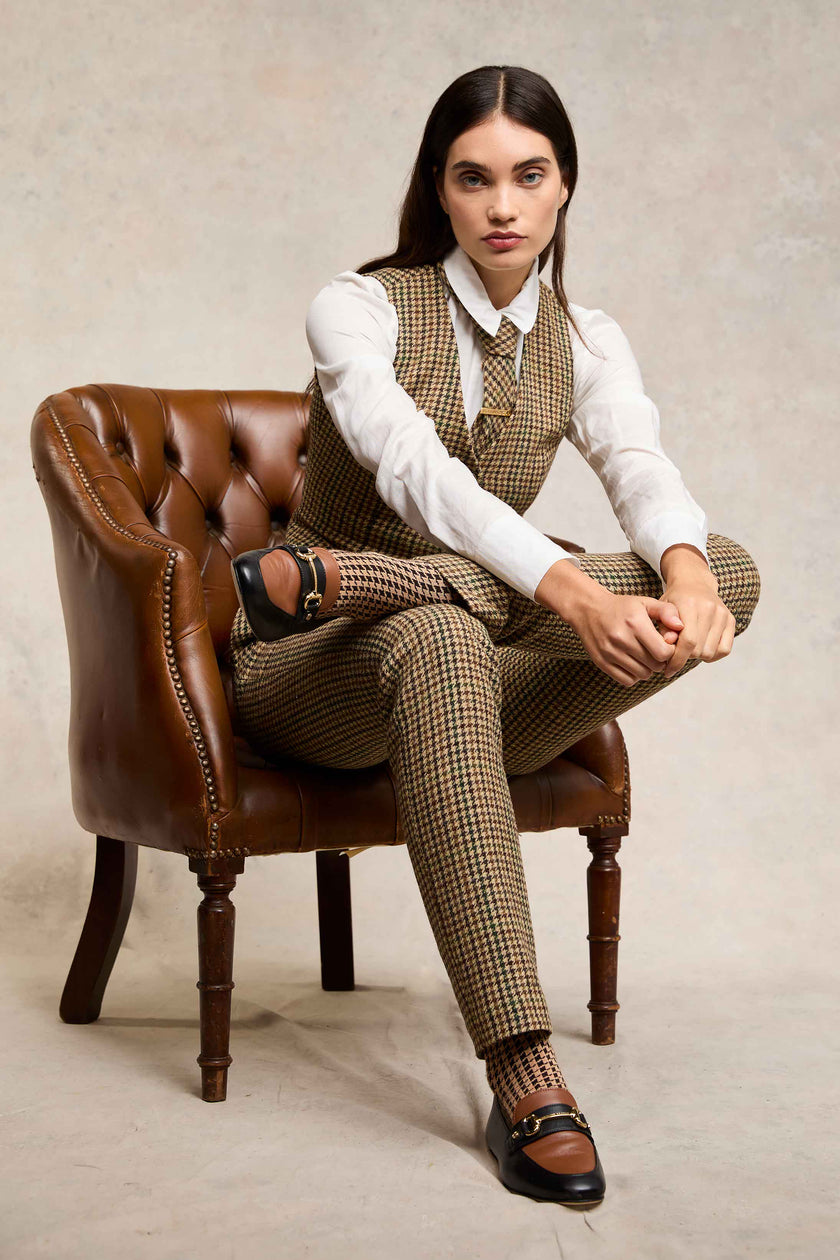 Hampton Waistcoat (Hailes Green Tweed)