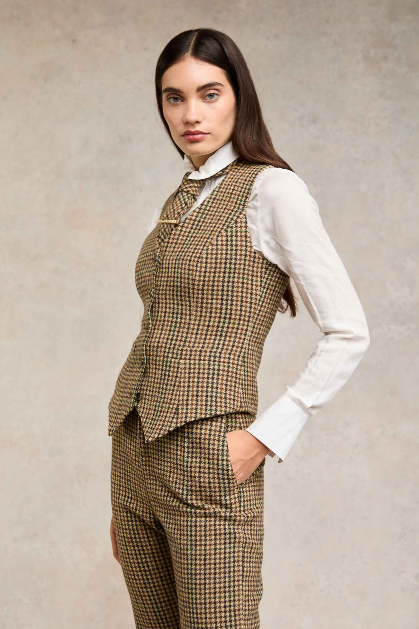 Hampton Waistcoat (Hailes Green Tweed)