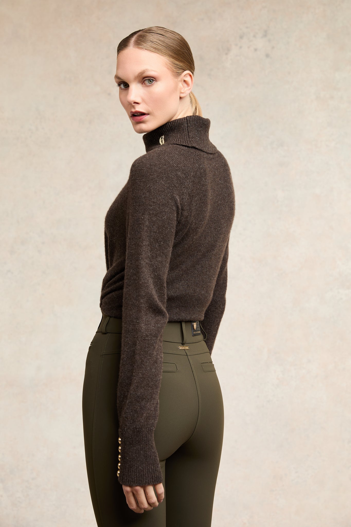 Contour Trouser (Dark Olive)