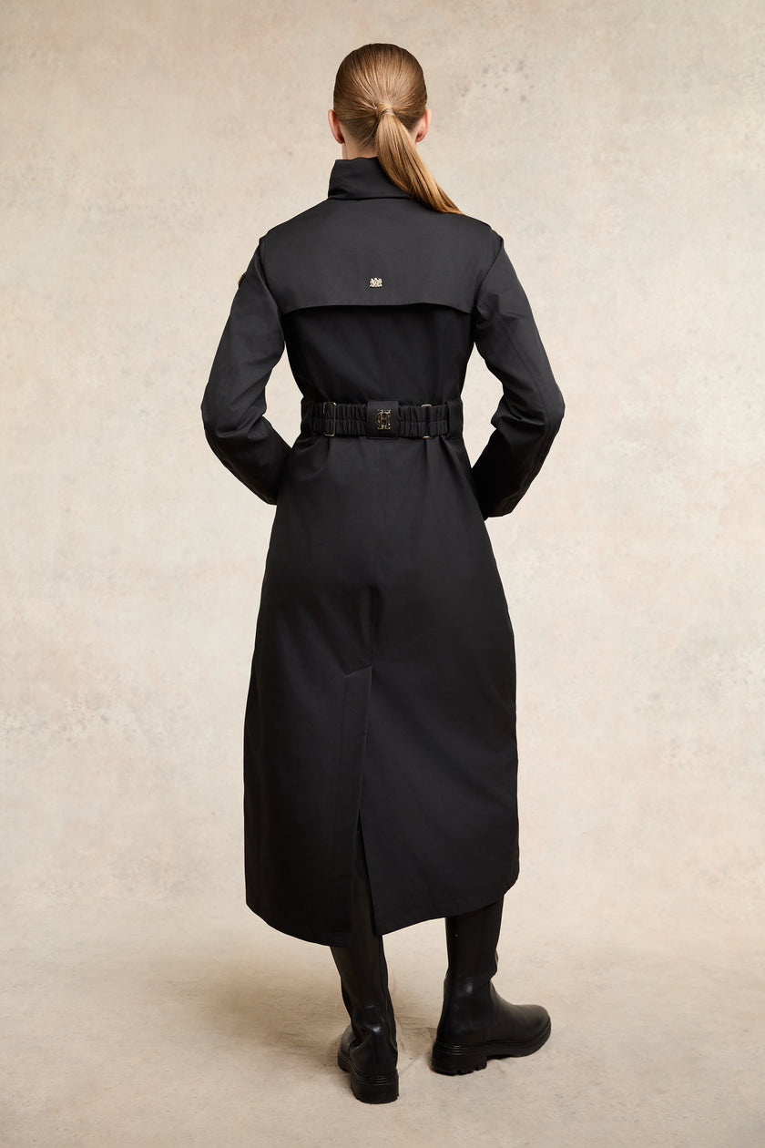 Rosedale Waterproof Longline Coat (Black)