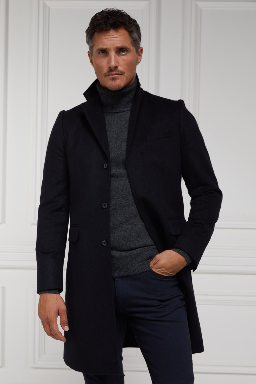 The Cheltenham Coat (Soft Navy)