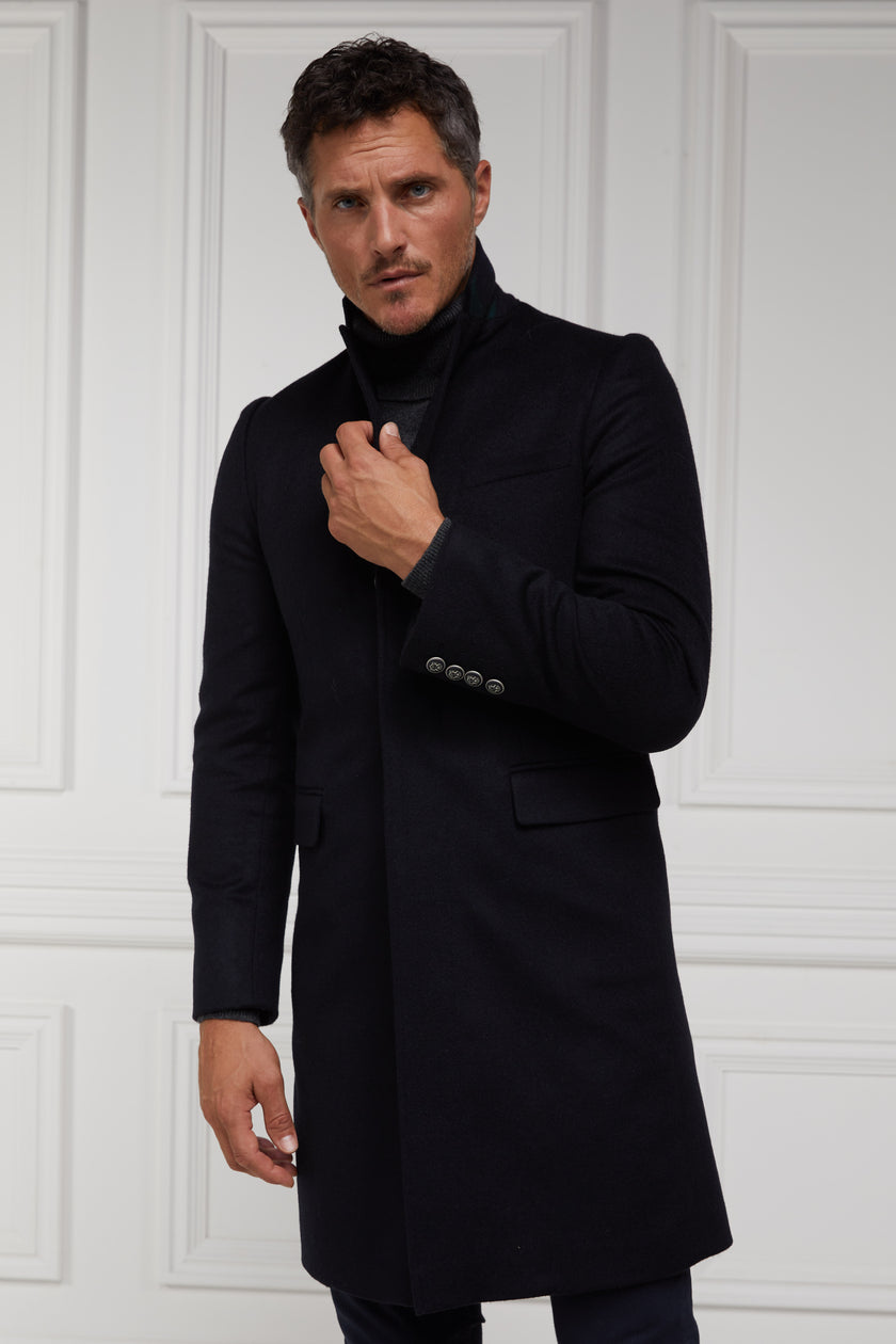 The Cheltenham Coat (Soft Navy)