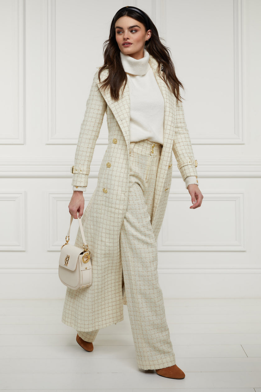 The Ivory Sparkle Tweed Suit