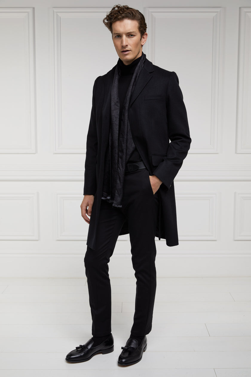 The Cheltenham Coat (Soft Black)