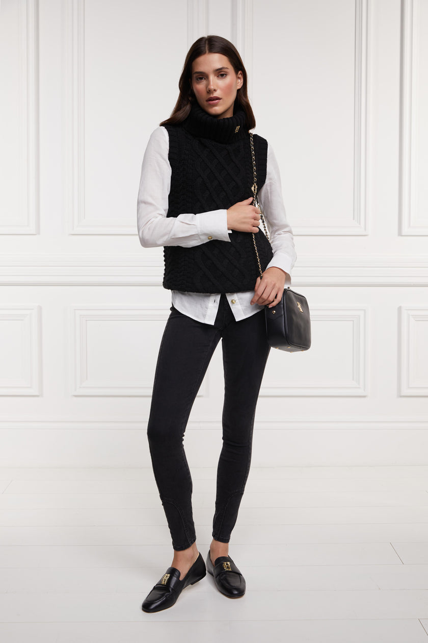 Sleeveless Knit (Black)