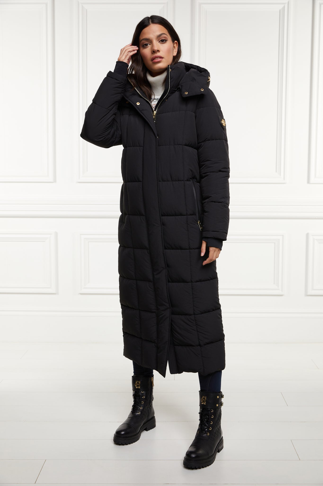 Carrington Longline Coat (Black)