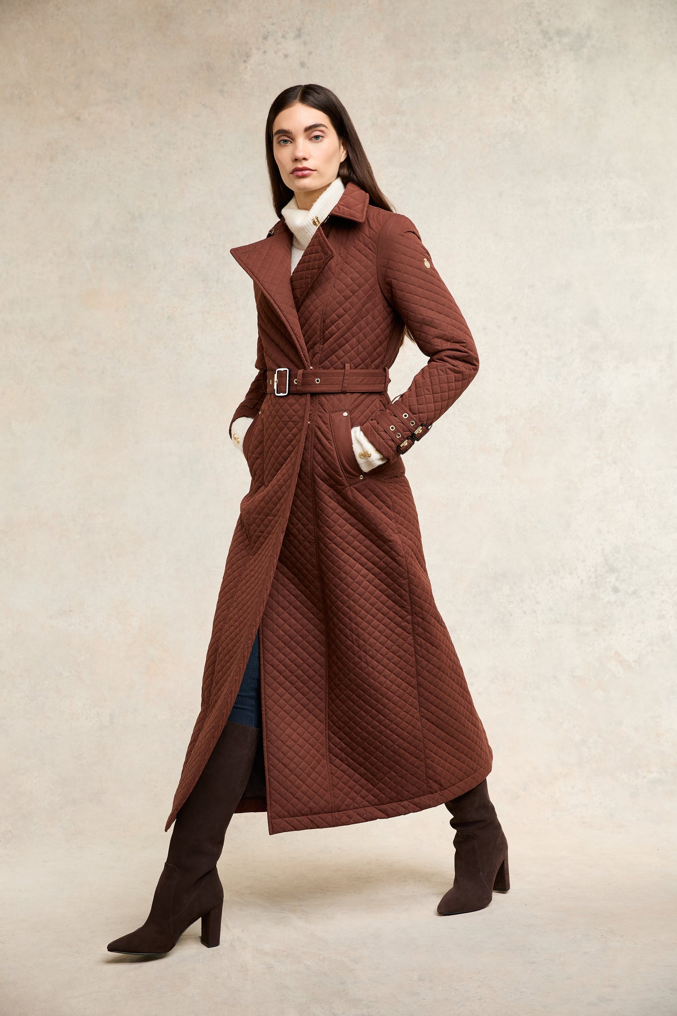 Leyburn Coat (Dark Amber)