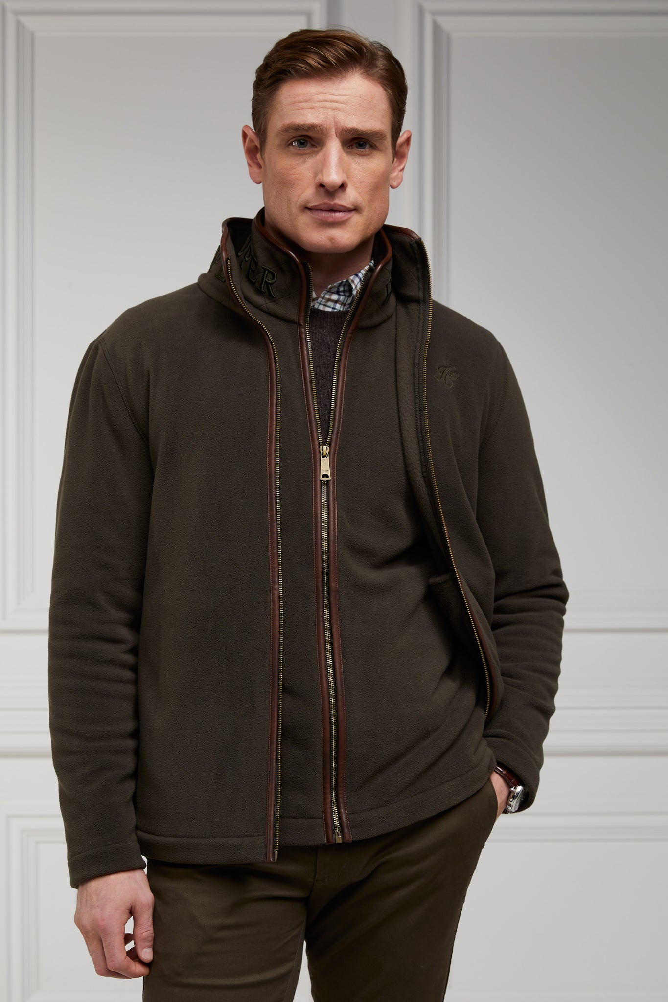 Country Fleece Jacket (Khaki)