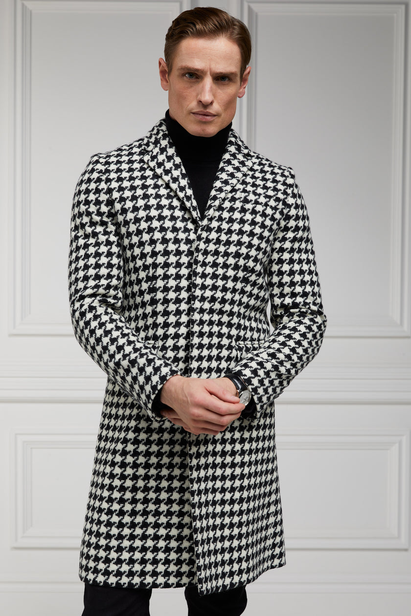 The Cheltenham Coat (Large Scale Houndstooth)