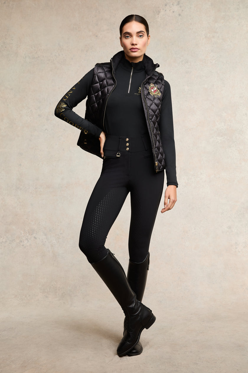 Premium High Rise Breeches (Black)