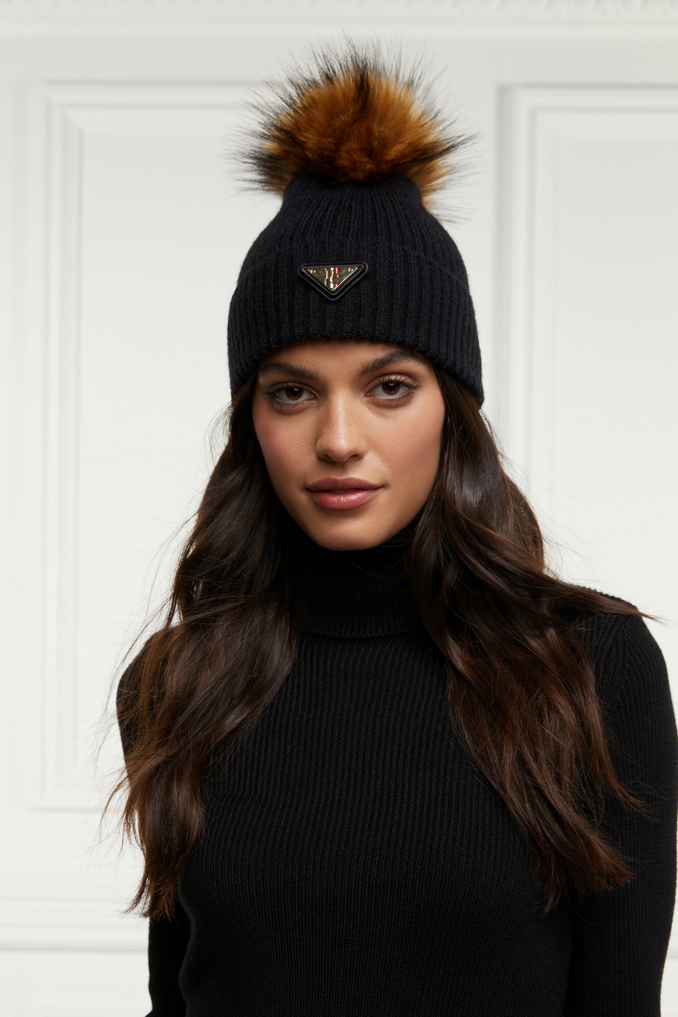 Burghley Bobble Hat (Black)