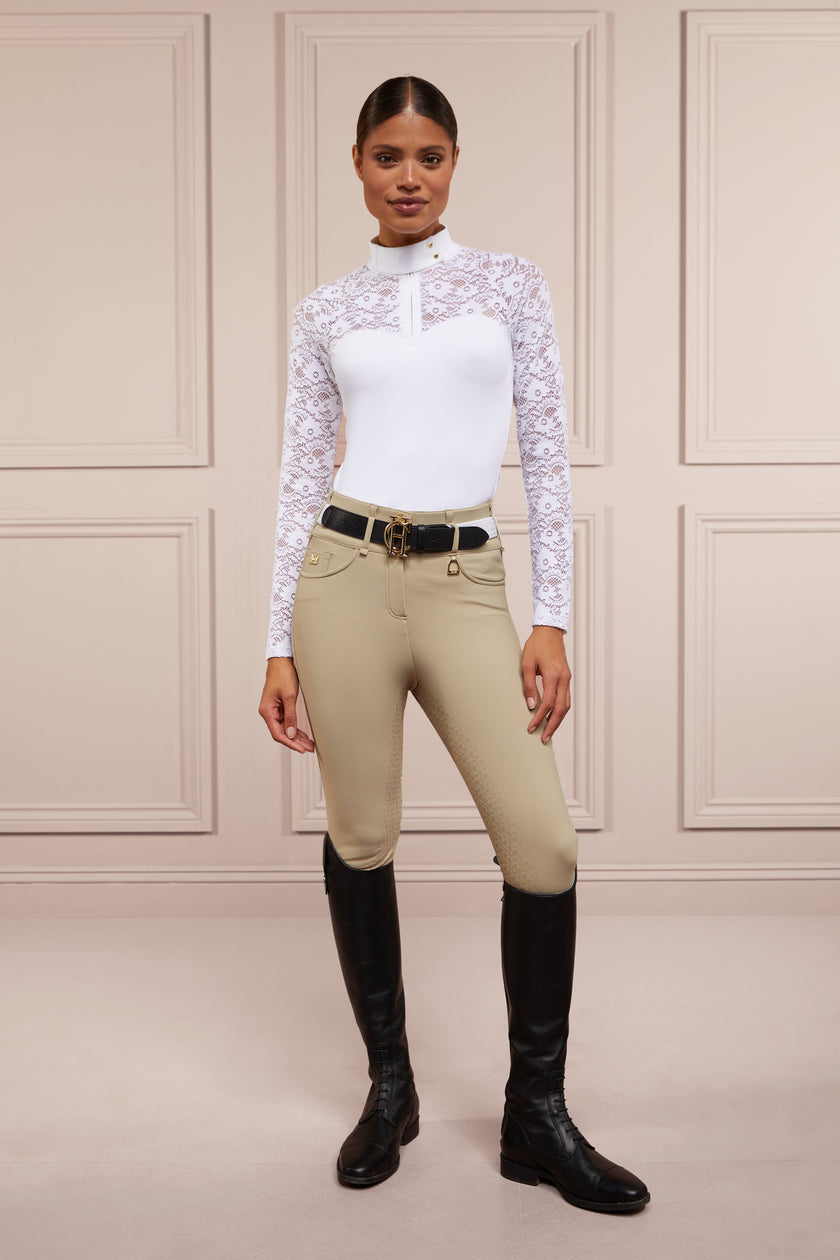 Newbury Long Sleeve Base Layer (White)