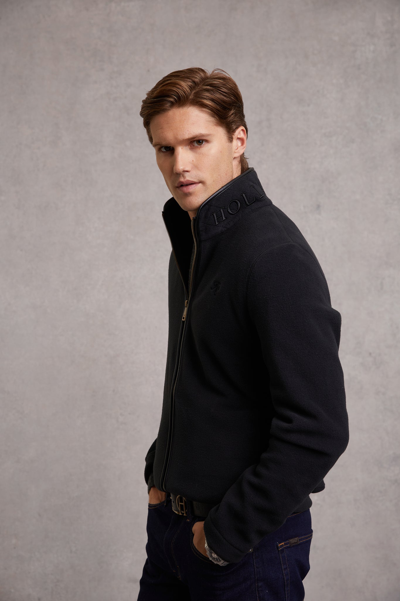 Country Fleece Jacket (Black)