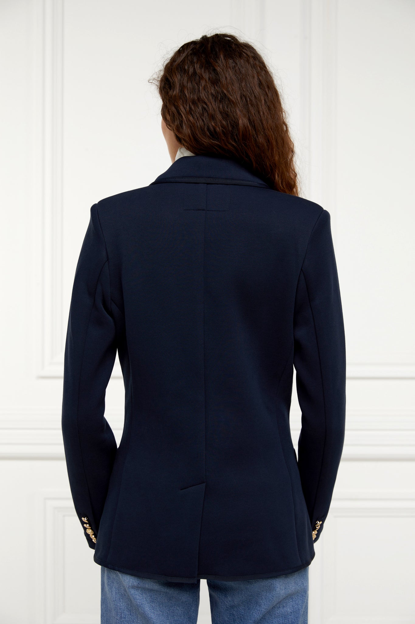 Henley Blazer (Navy Navy)