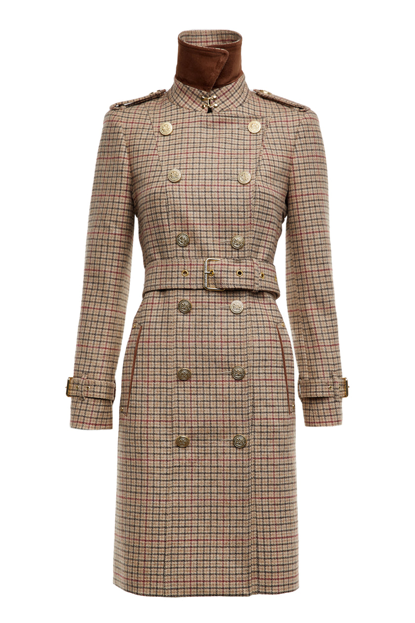 Marlborough Trench Coat (Charlton Tweed)