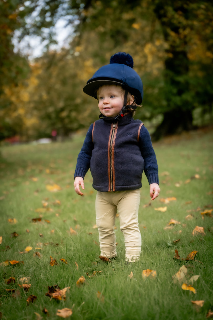 Little Country Fleece Gilet (Ink Navy)