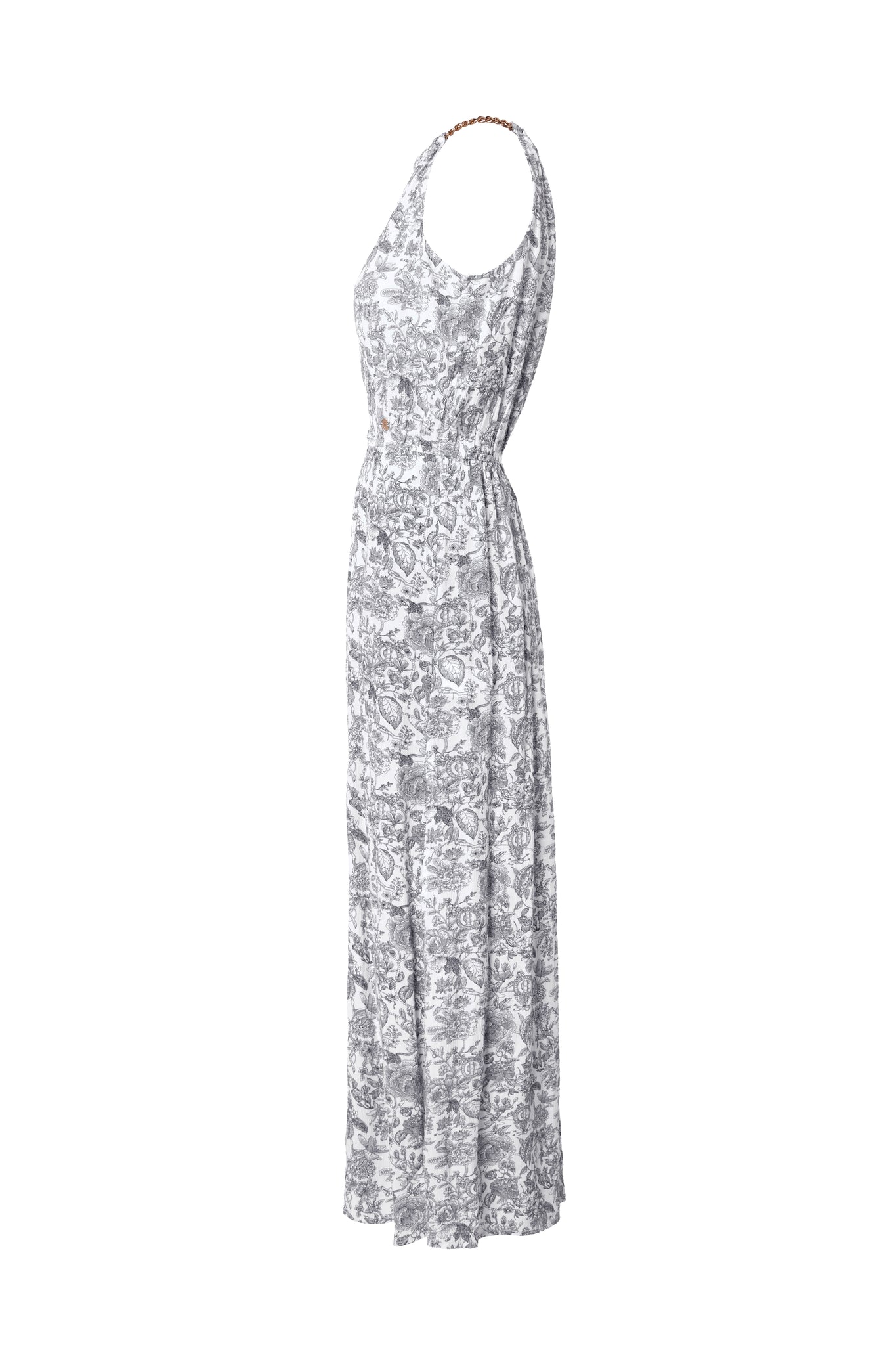 Paloma Maxi Dress (White Willow)