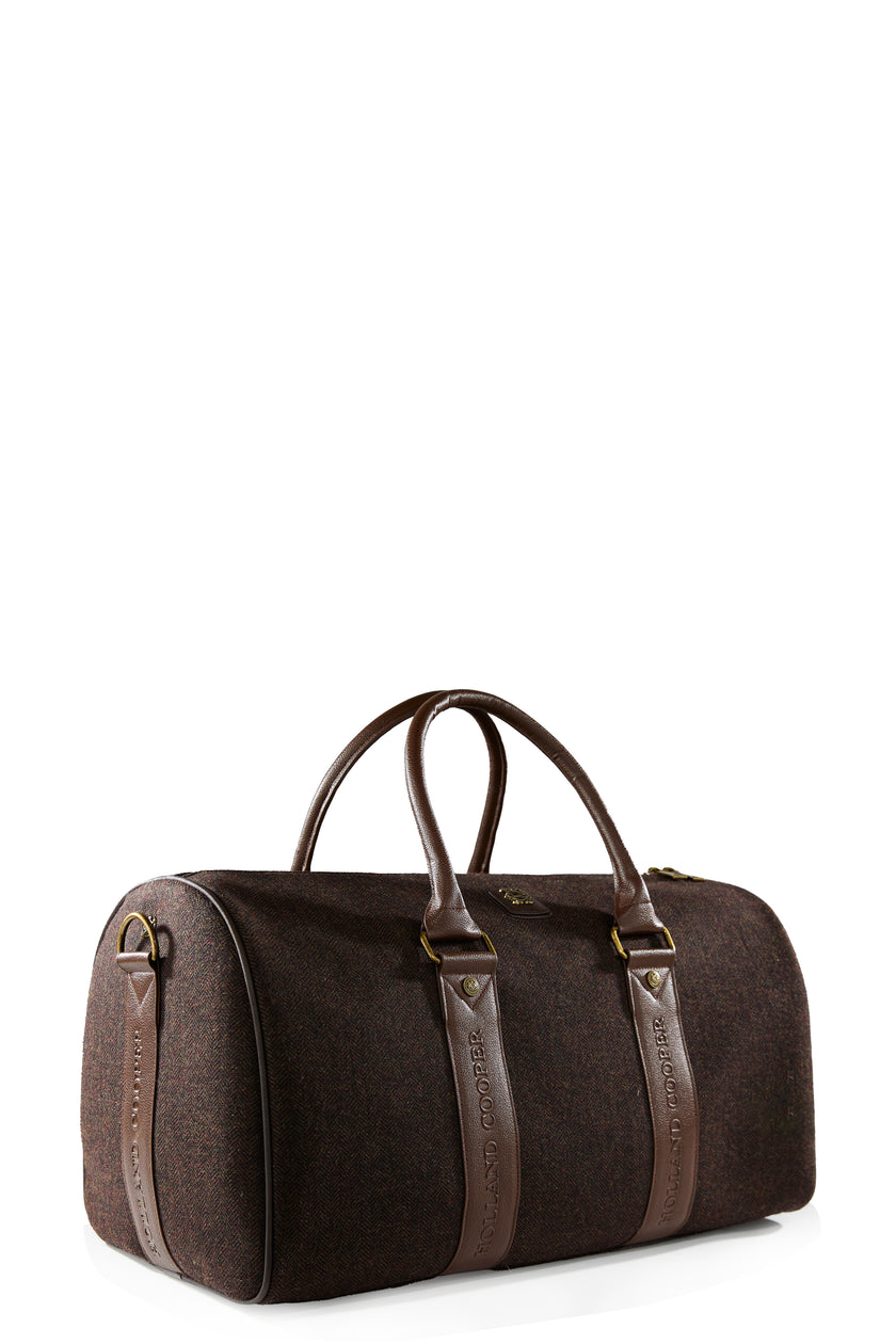 Regency Holdall (Brown Herringbone)