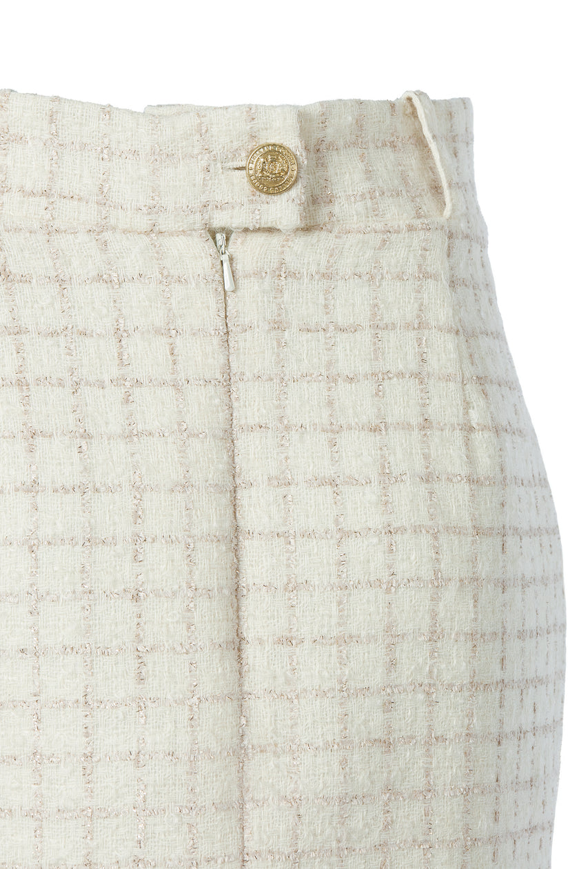 Regency Skirt (Ivory Sparkle Tweed)