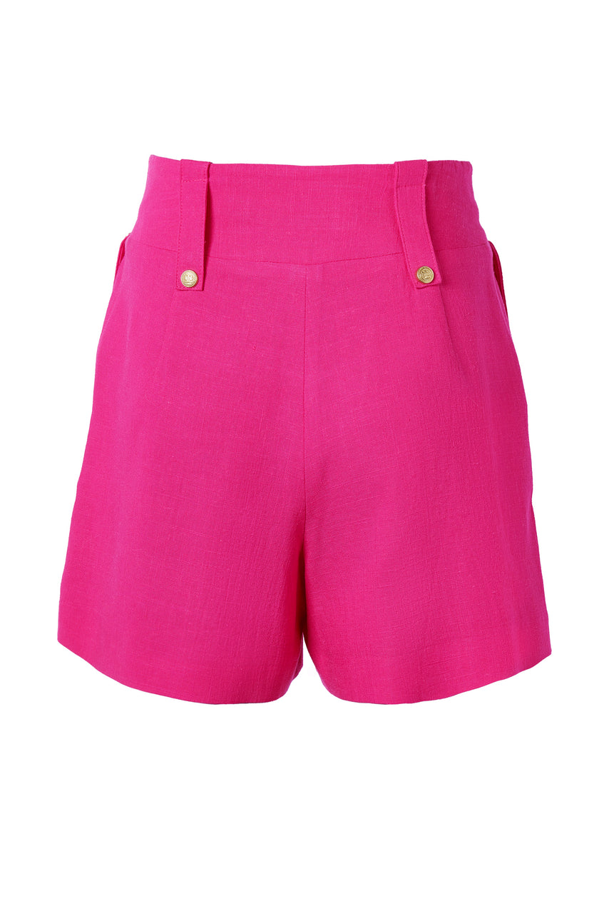 Tailored Short (Hot Pink Linen)