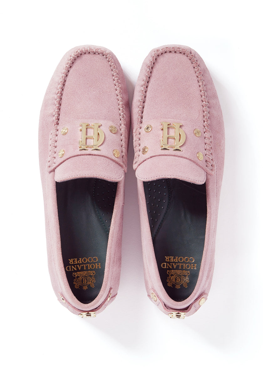 The Driving Loafer (Soft Pink Suede)