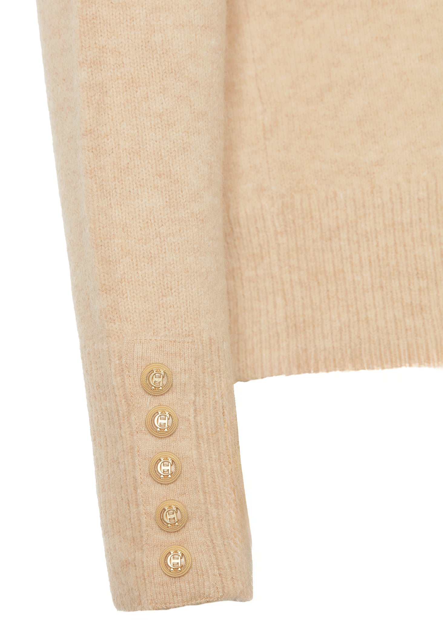 Tori Quarter Zip Knit (Camel)