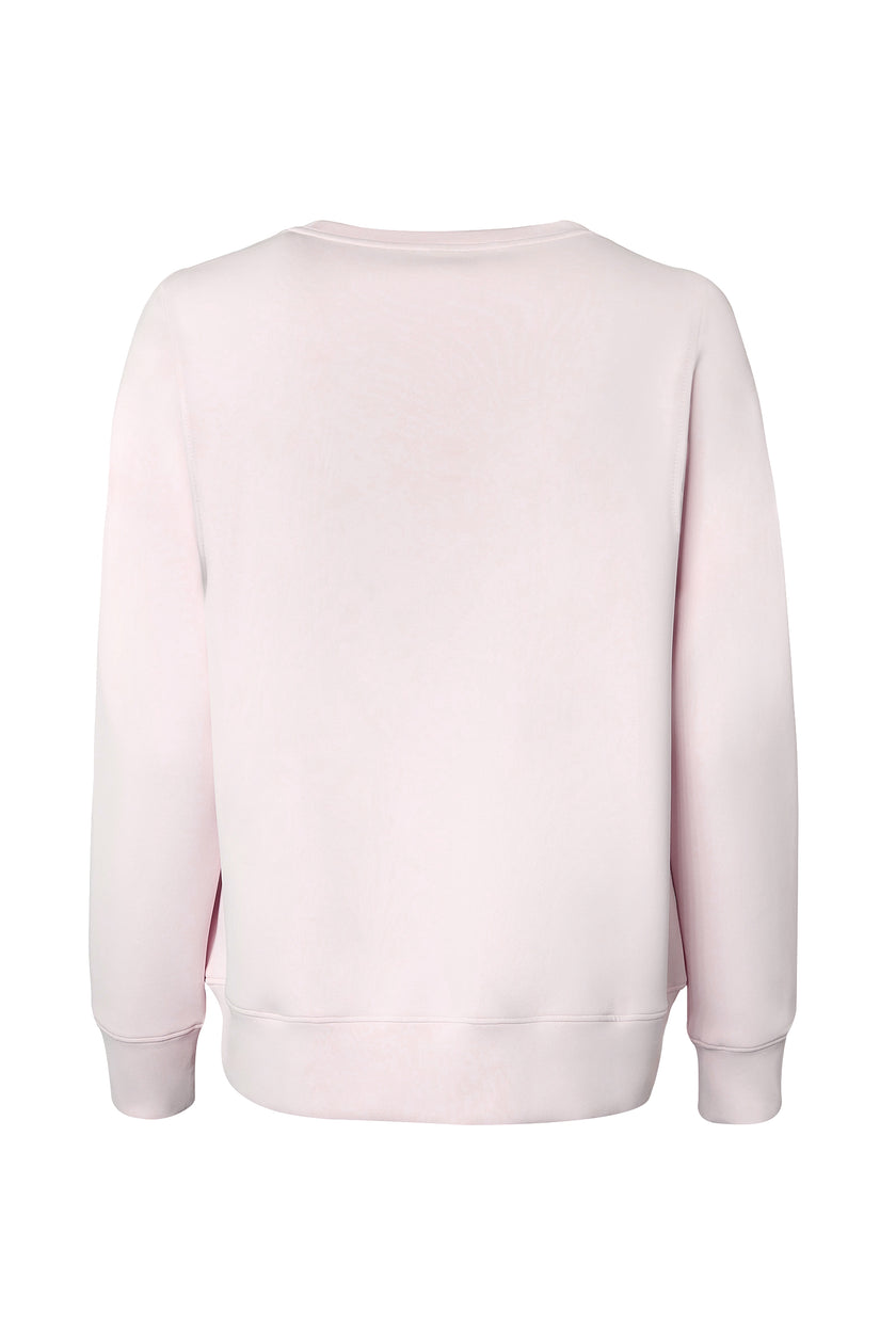 Crystal Crew Neck Sweat (Blush)