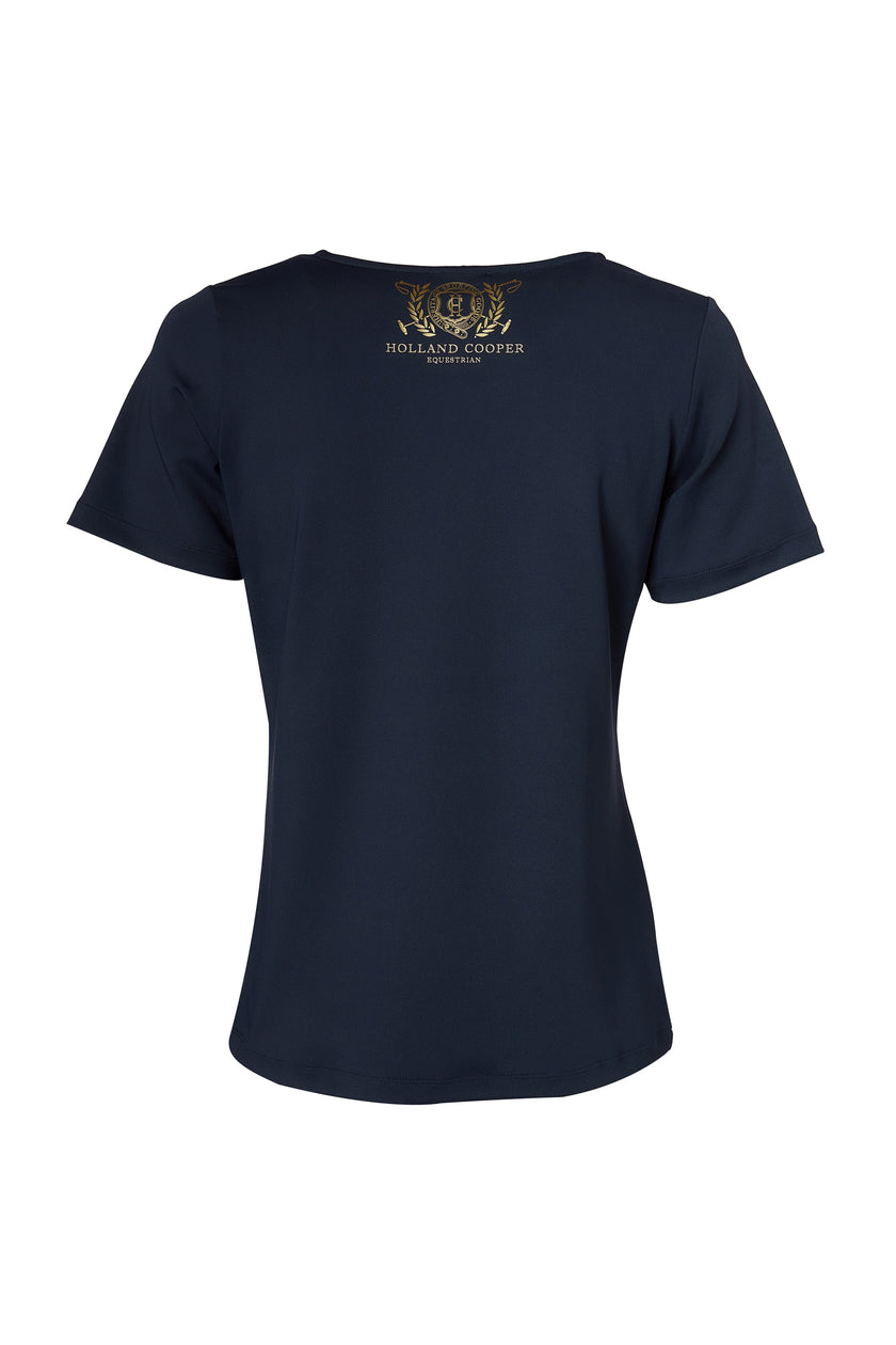 Training V-Neck Tee (Ink Navy)